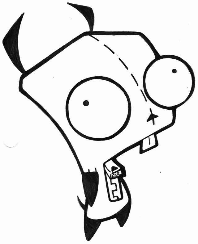 gir coloring pages