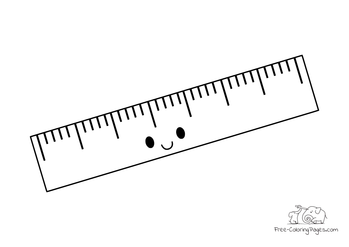 ruler coloring page