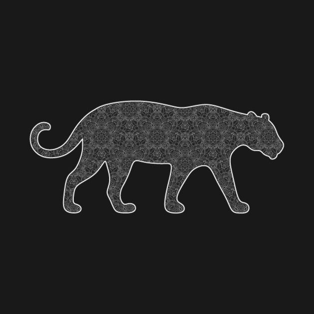 coloriage mandala jaguar