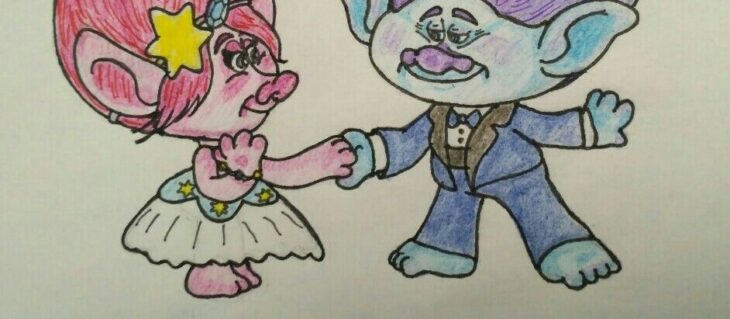 poppy and branch coloring page poppy and branch coloring page