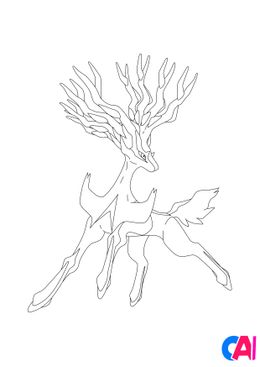 42 coloriage xerneas pics