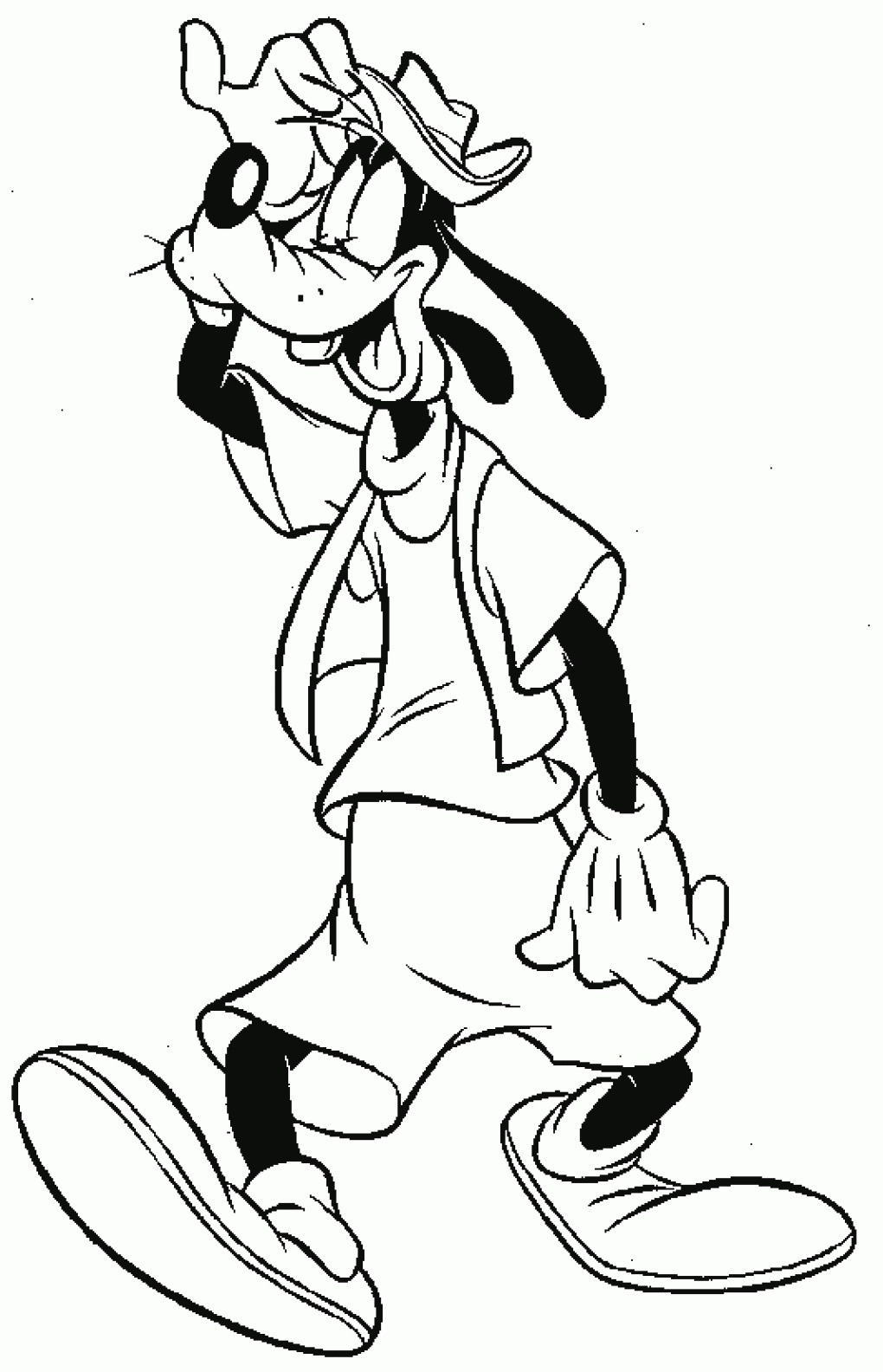 goofy movie coloring pages