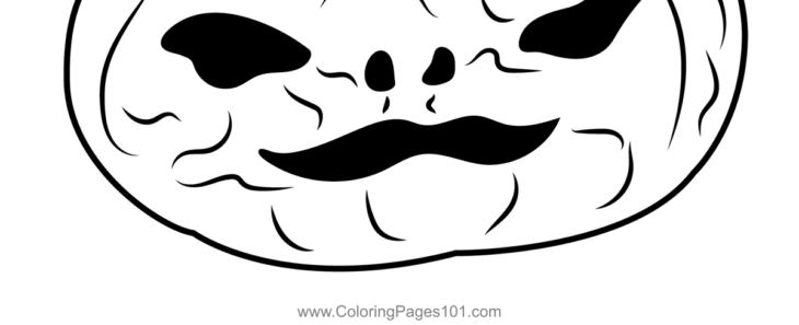 creepy pumpkin coloring pages creepy pumpkin coloring pages