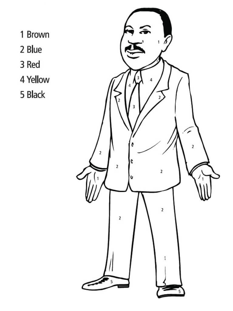 33+ Martin Luther King Jr Day Coloring Pages