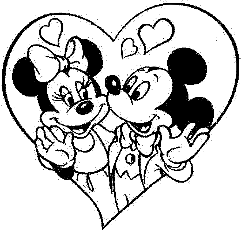 mickey mouse baby minnie mouse coloring pages