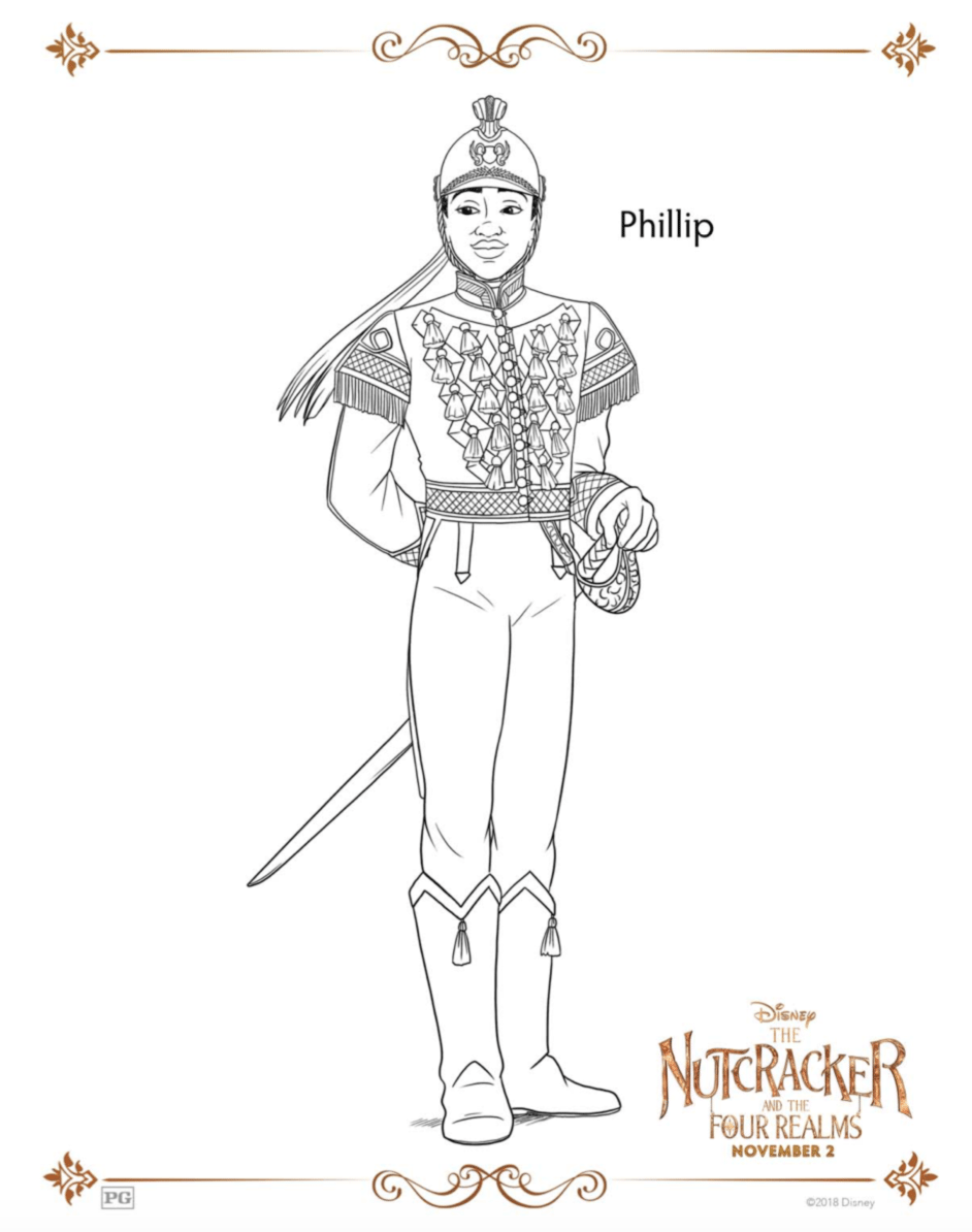 nutcracker and the four realms coloring pages