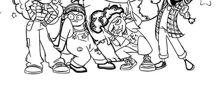 turning red coloring page turning red coloring page