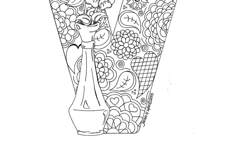 v coloring pages
