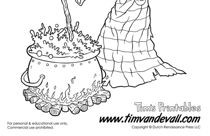 scary witch coloring pages scary witch coloring pages