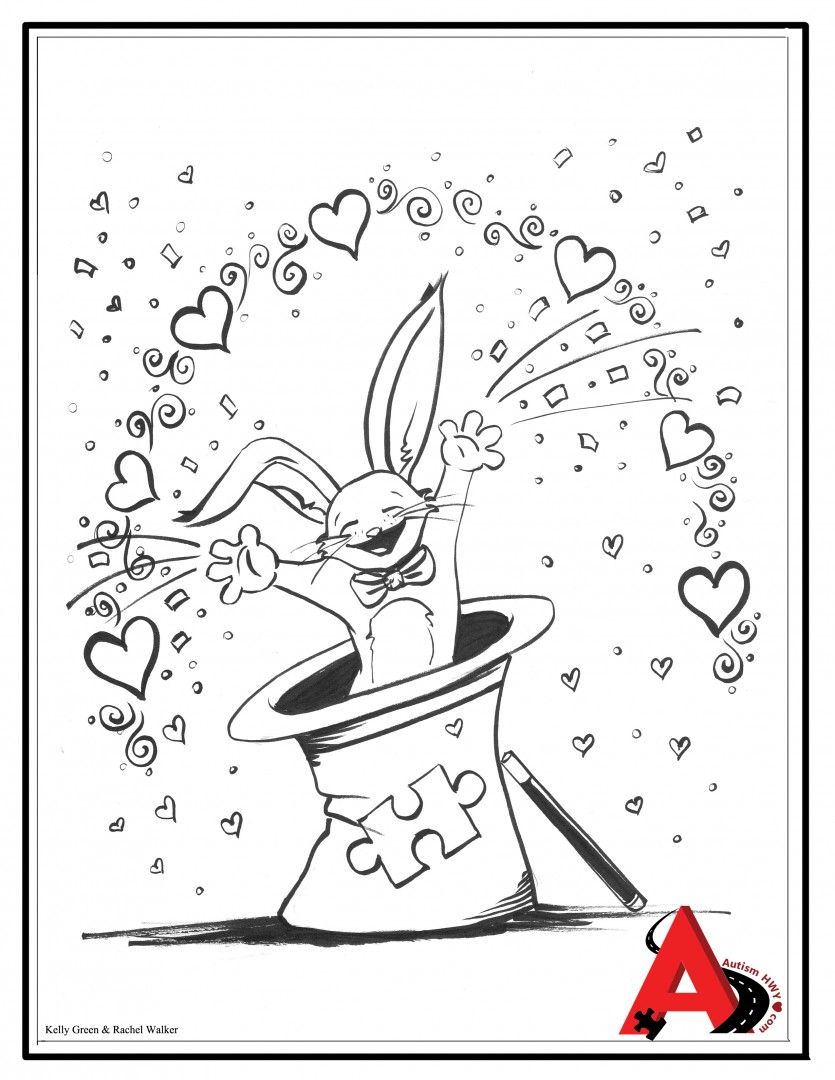 free printable autism coloring pages