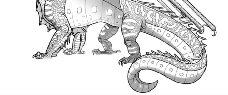 wings of fire hybrid coloring pages wings of fire hybrid coloring pages