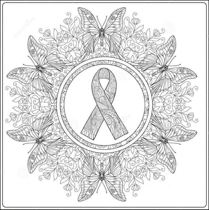 breast cancer awareness coloring pages