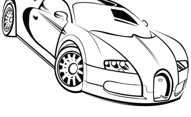 bugatti coloring page