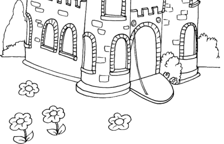 castle printable coloring pages castle printable coloring pages