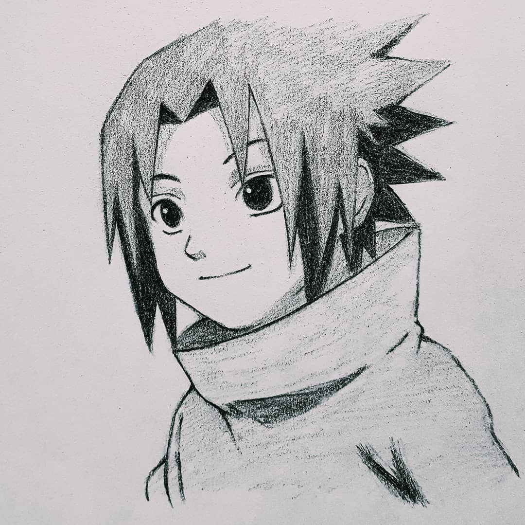 sasuke dessin facile