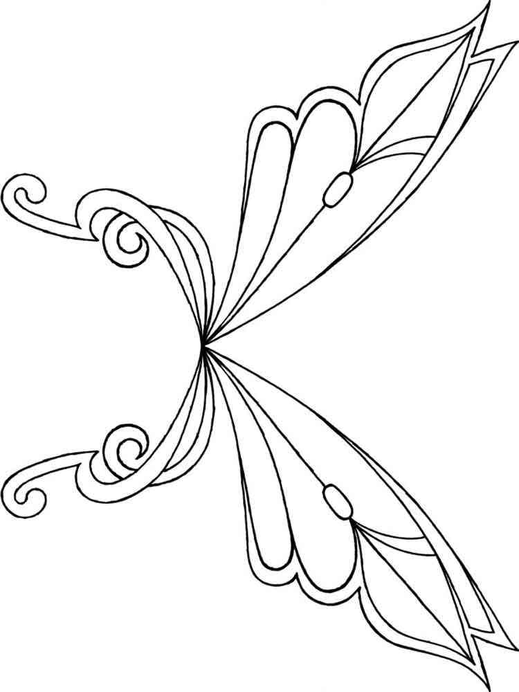 fairy wings coloring pages