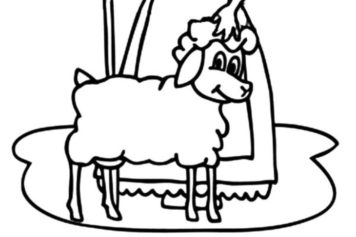 mary had a little lamb coloring page mary had a little lamb coloring page