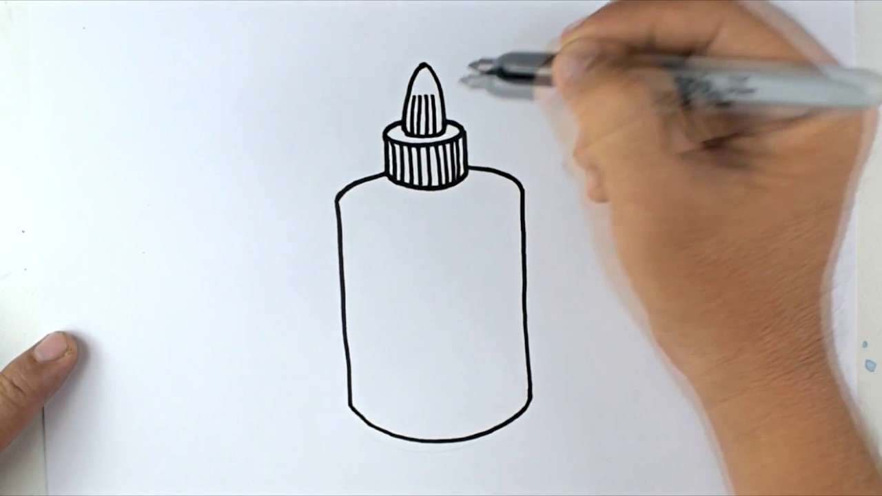 glue coloring page