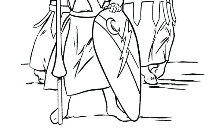 medieval coloring page