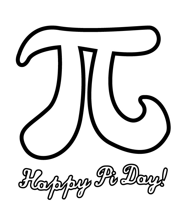 pi coloring page