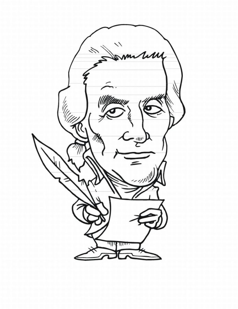 coloring pages presidents day