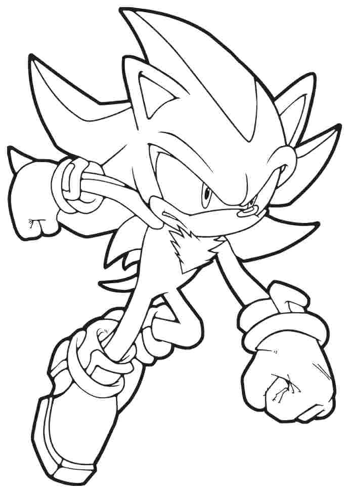 Sonic Coloring Pages Shadow at GetDrawings | Free download