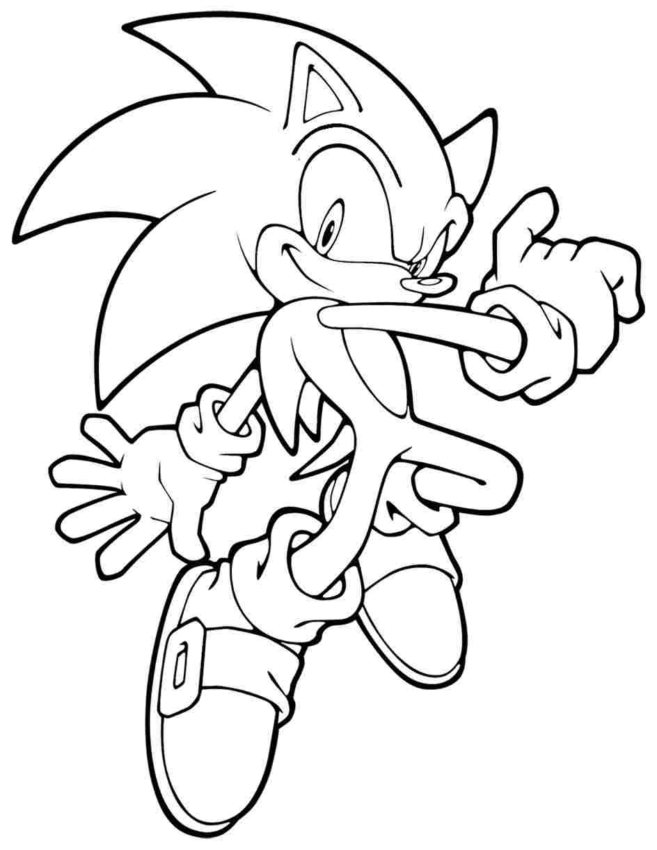 exe sonic coloring pages