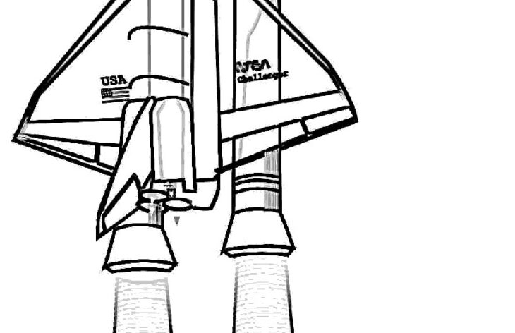space shuttle coloring page space shuttle coloring page