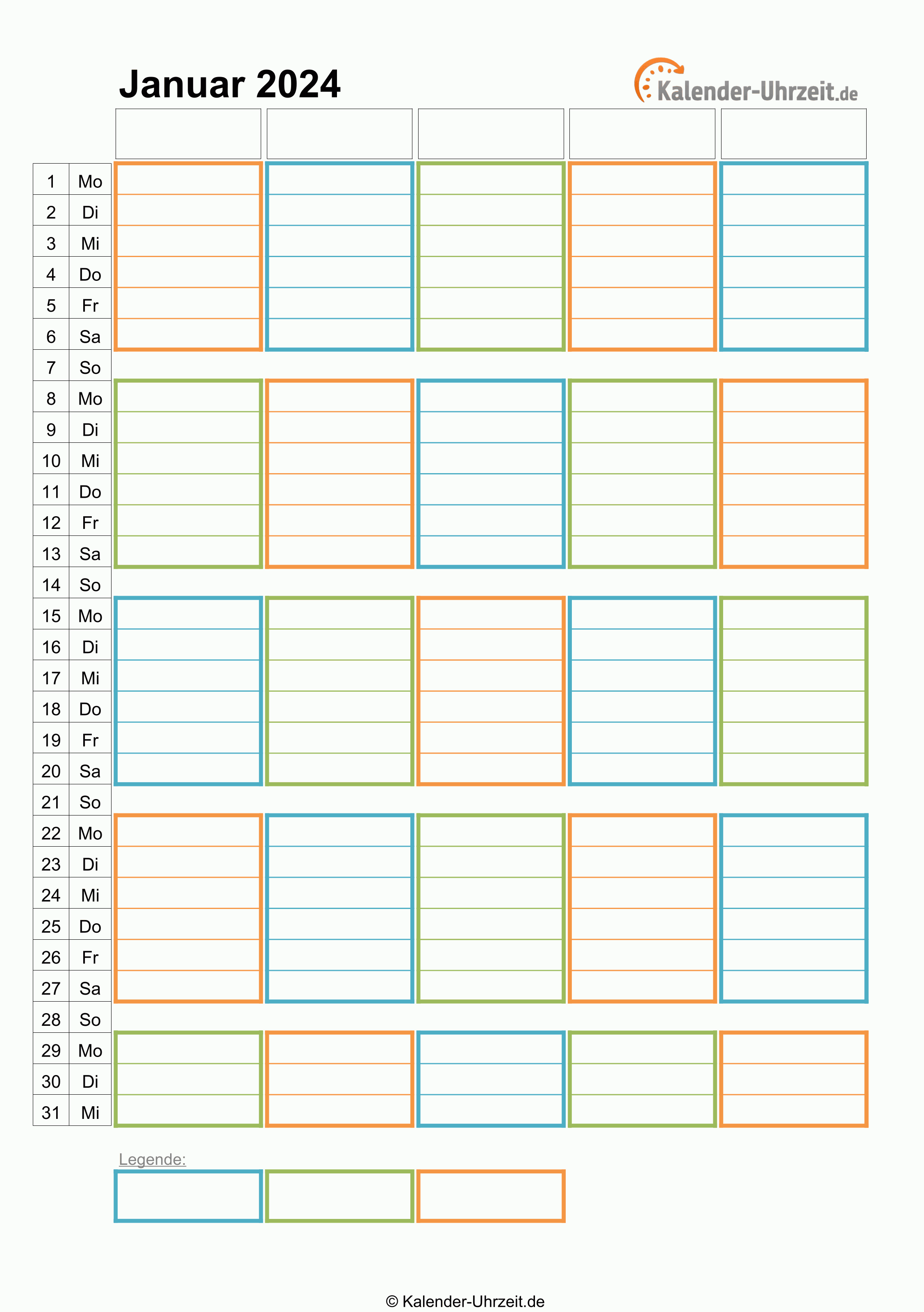 online kalender zum eintragen