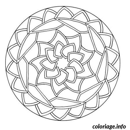 coloriage mandala japonais