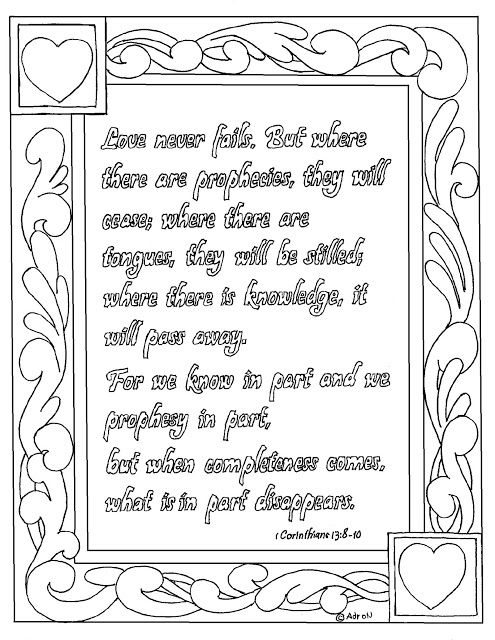 1 corinthians 12 coloring pages