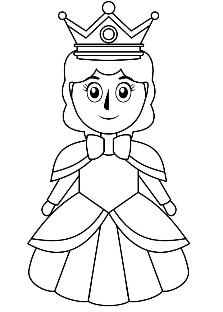 queen coloring pages