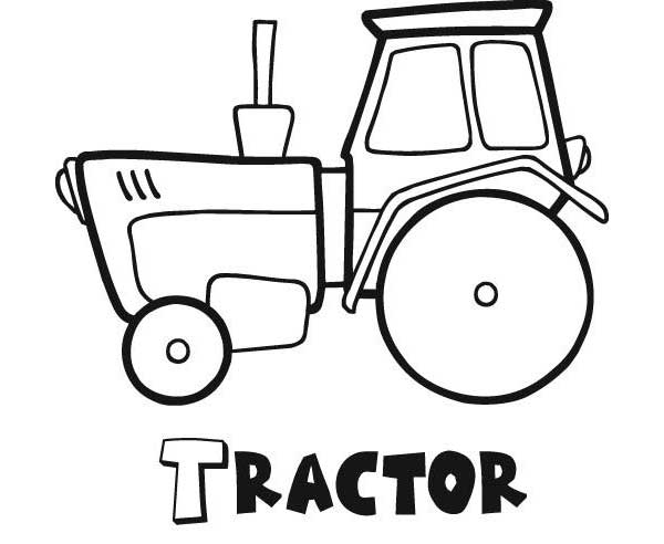 case tractor coloring pages