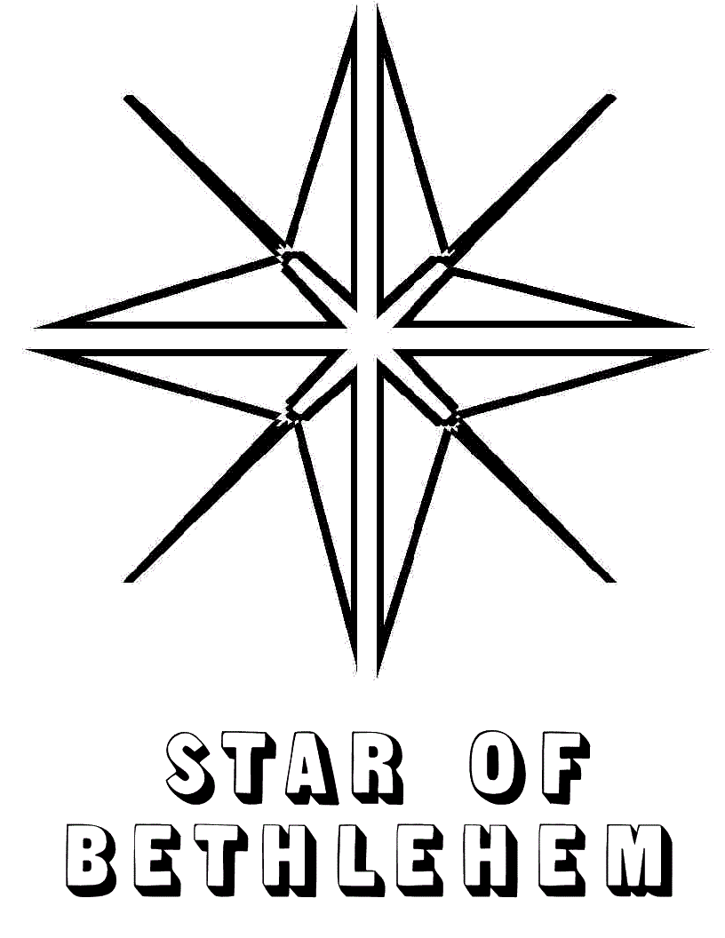 printable star coloring pages