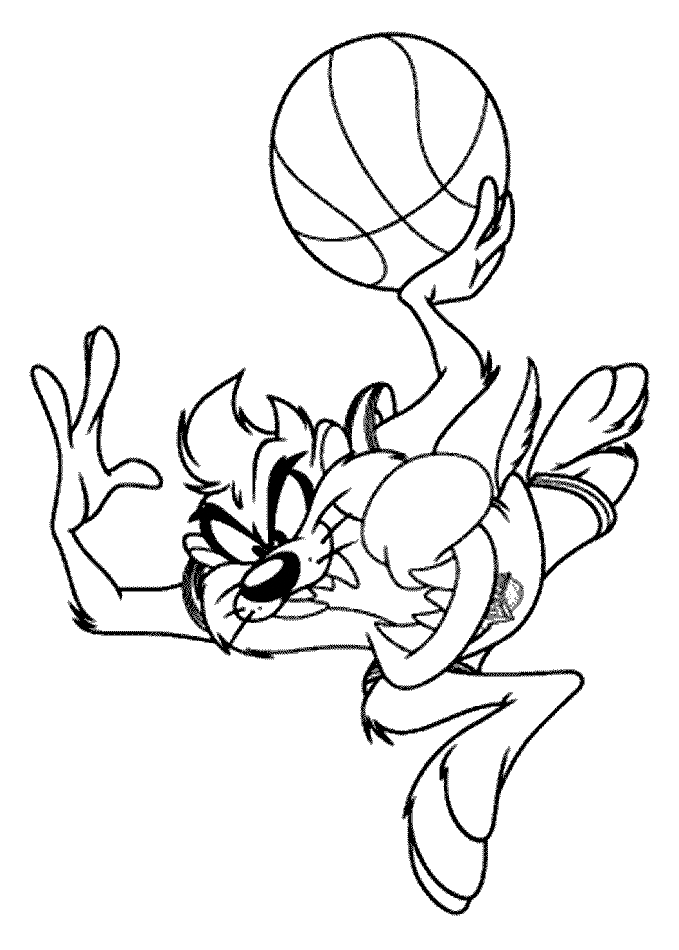 Printable Space Jam Coloring Pages