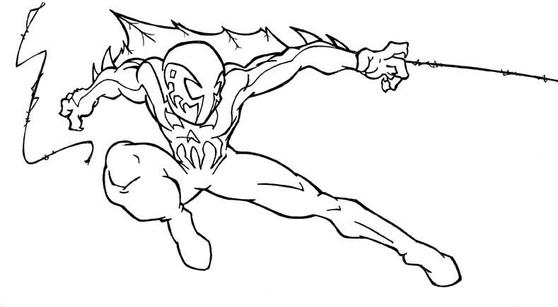 spiderman 2099 coloring pages