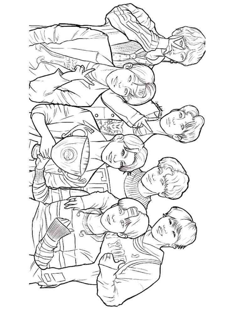 bts rm coloring pages