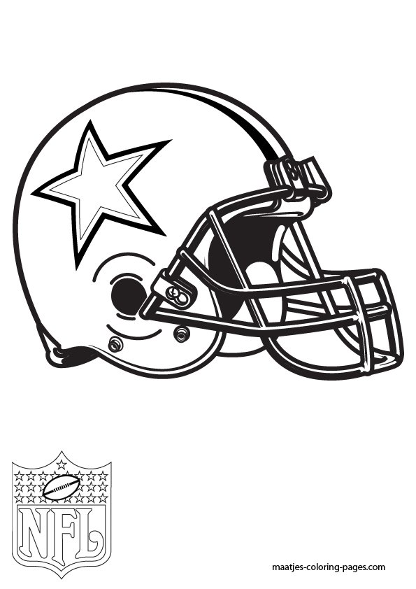 dallas cowboys color pages