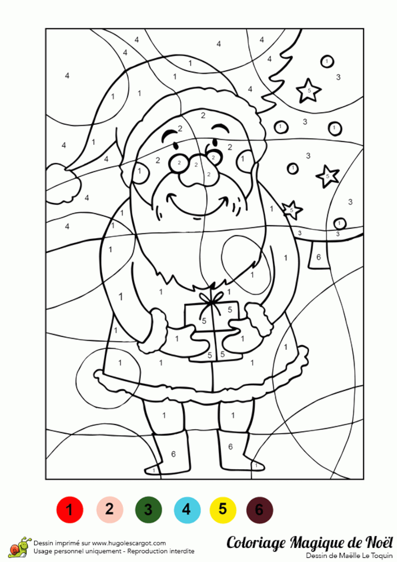 Coloriage magique noel ce2 - tout degorgement