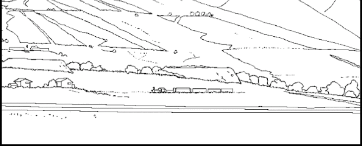 mountains coloring pages