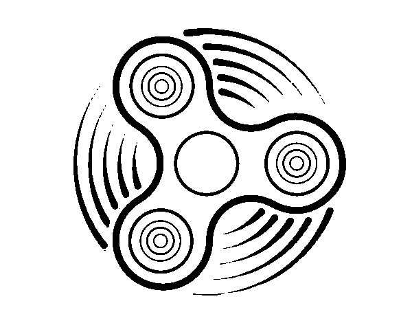 fidget spinner coloring pages