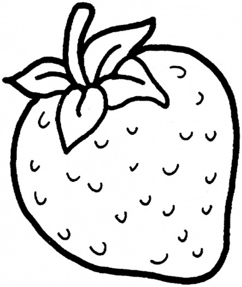 fruit coloring pages pdf