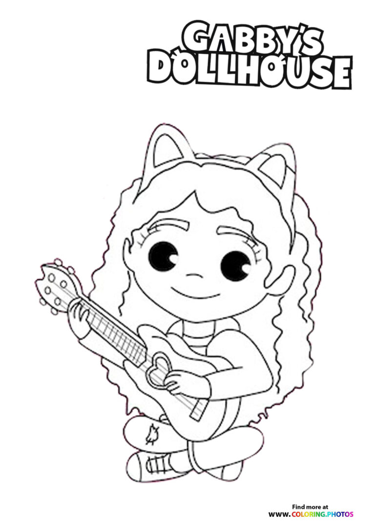 gabby dollhouse coloring pages