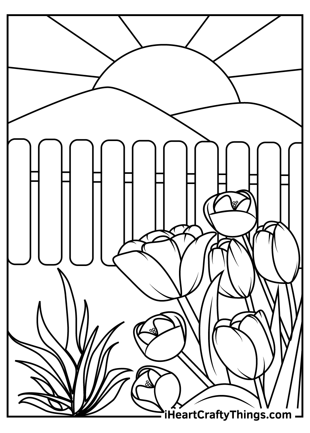 Garden Coloring Pages (Updated 2021)