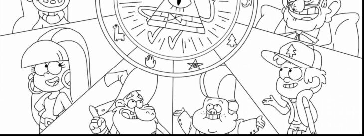 gravity falls color pages