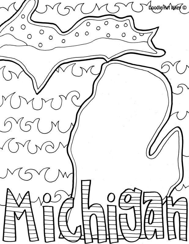 michigan football coloring pages