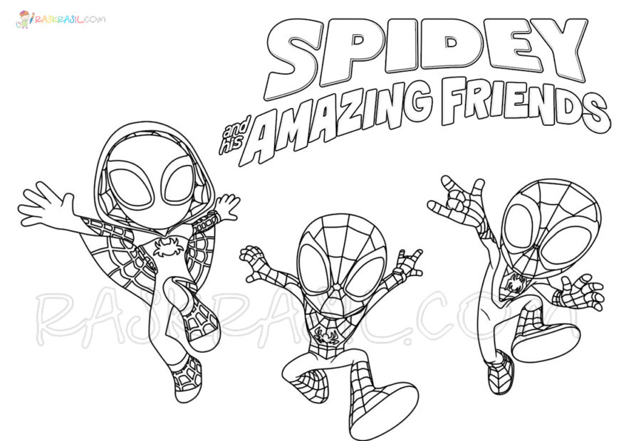 Spidey And His Amazing Friends Coloring Pages - Coloring Home