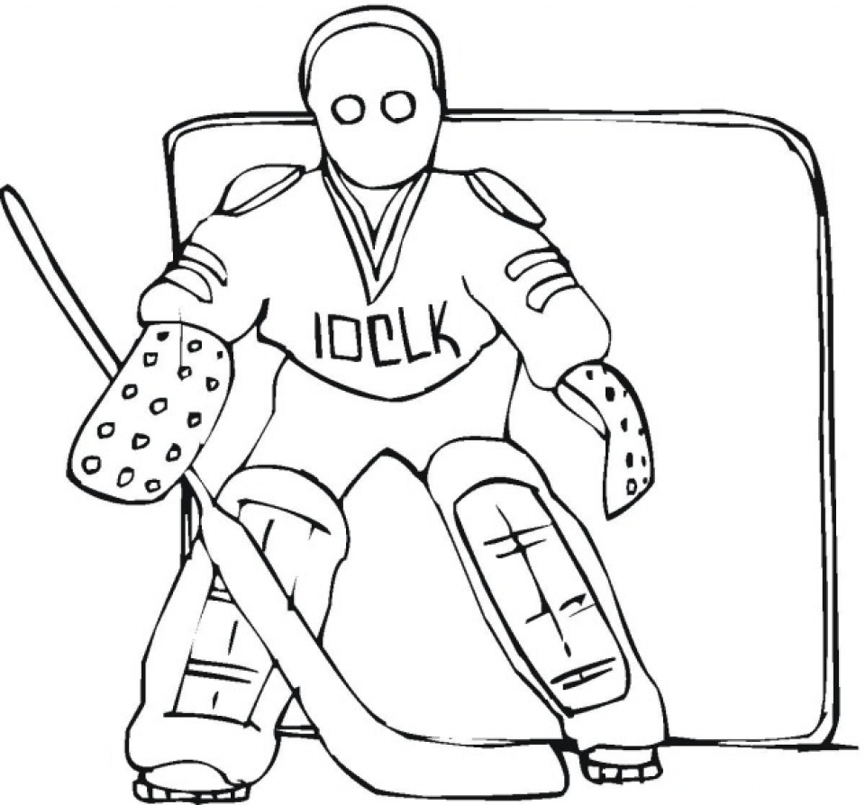 Get This Printable Hockey Coloring Pages Online 59307