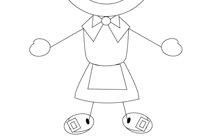 pilgrim color page pilgrim color page