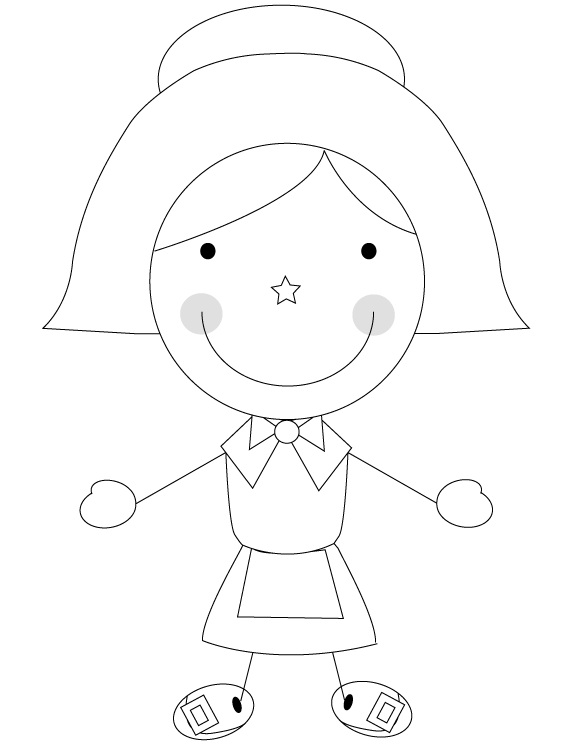 Free Printable Pilgrim Coloring Pages for Kids - Best Coloring Pages